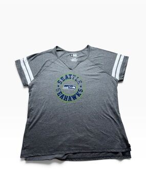 Seattle Seahawks Women’s NFL Team Apparel Gray Tee XXL NWOT Football